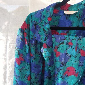 Floral Patterned Button Down